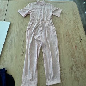 pink jumpsuit